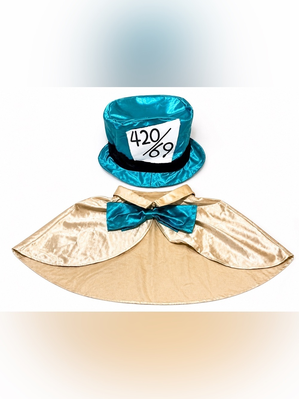 Leg Avenue Women's Tea Party Hostess accessories hat cape costume satin